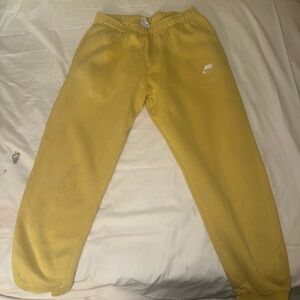 Nike Golden Yellow Joggers